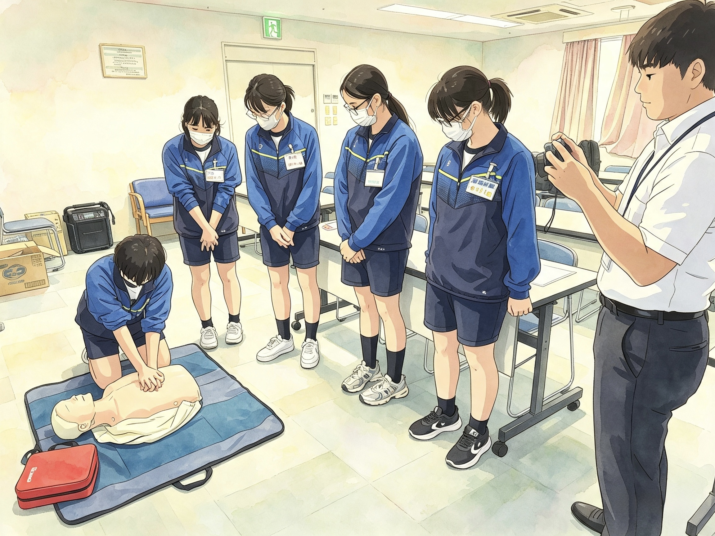 中学校職場体験の開催風景 中学校職場体験の開催風景