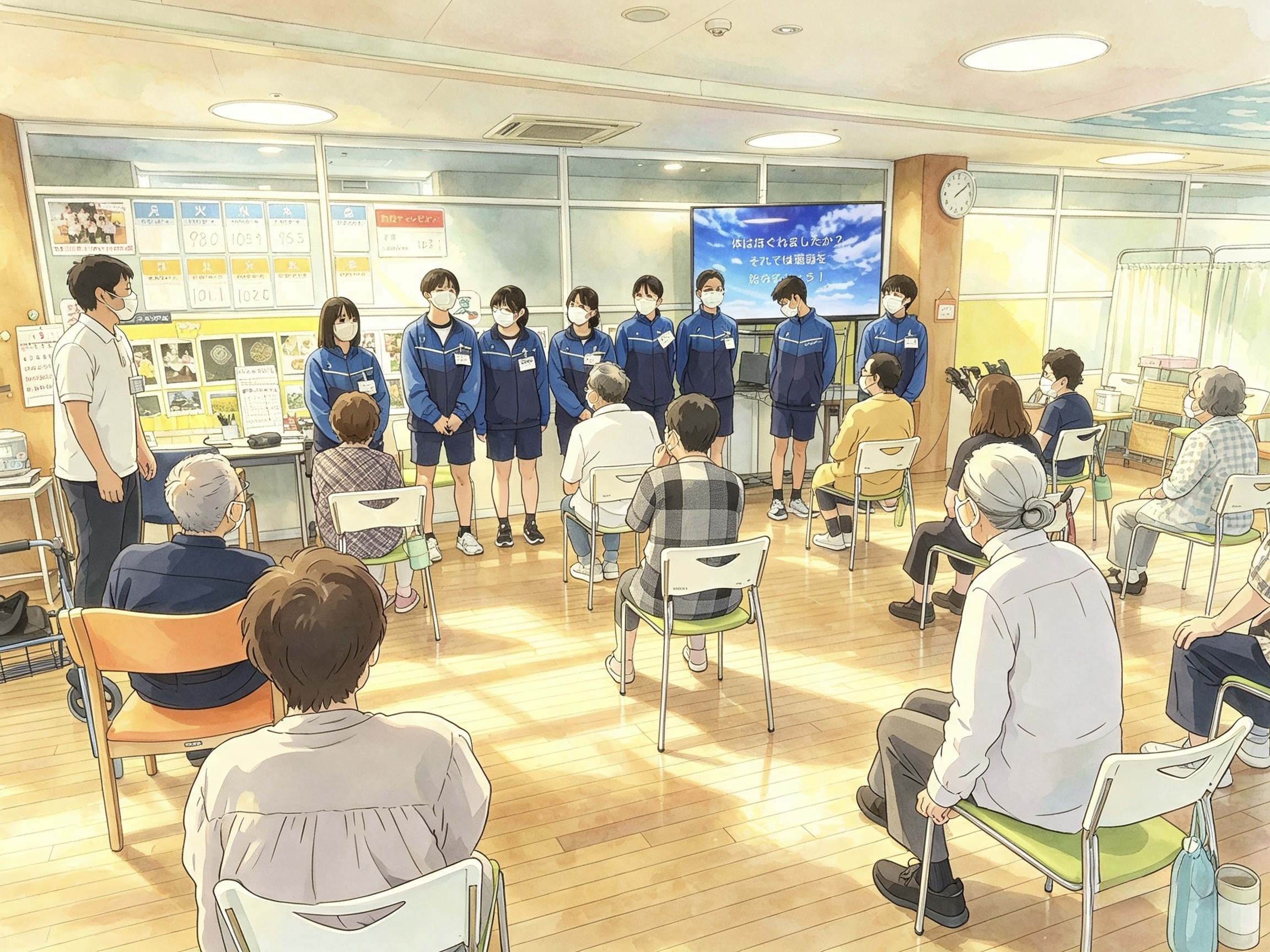 中学校職場体験の開催風景 中学校職場体験の開催風景